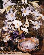 Nikolay Fechin Lily and Shell oil on canvas